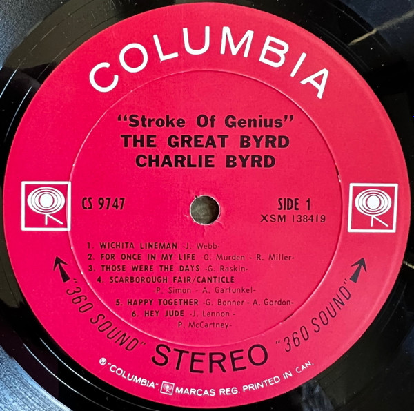 Charlie Byrd - The Great Byrd (LP, Album) (Very Good Plus (VG+)) - Image 3