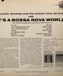 Alternative view of Laurindo Almeida & The Bossa Nova Allstars - It's A Bossa Nova World: International Hits In Jazz Samba Arrangements (LP, Album) (Near Mint (NM or M-))