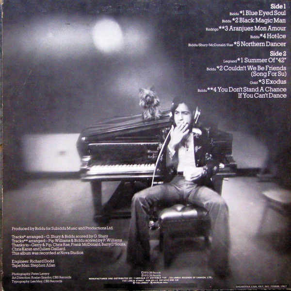 Biddu Orchestra - Blue-Eyed Soul (LP, Album) (Mint (M)) - Image 2