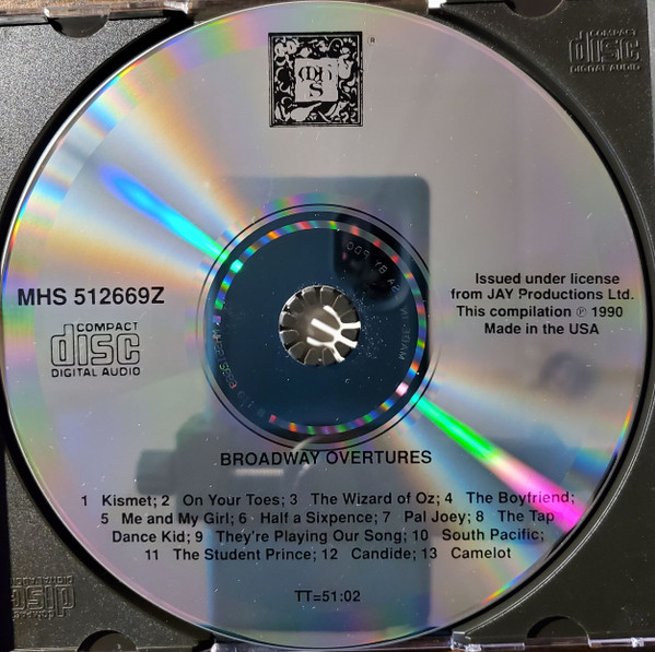 Various - Broadway Overtures (CD, Comp) (Mint (M)) - Image 3