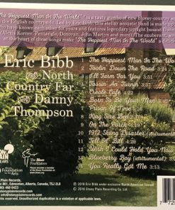 Alternative view of Eric Bibb, North Country Far, Danny Thompson - The Happiest Man In The World (CD, Album) (Near Mint (NM or M-))