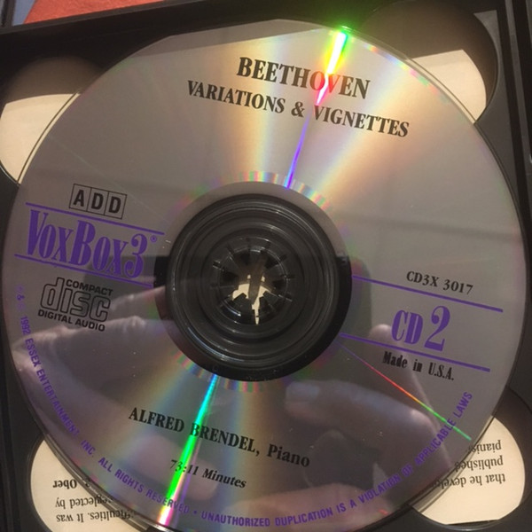 Ludwig van Beethoven – Alfred Brendel - Variations & Vignettes For Piano (3xCD, Comp, RE, RM) (Very Good Plus (VG+)) - Image 3