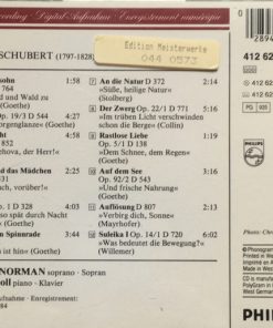 Alternative view of Franz Schubert - Jessye Norman, Phillip Moll - Lieder (CD) (Near Mint (NM or M-))