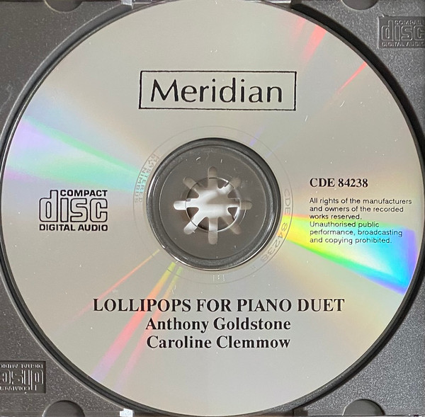 Anthony Goldstone And Caroline Clemmow - Lollipops For Piano Duet (CD, Album) (Mint (M)) - Image 3