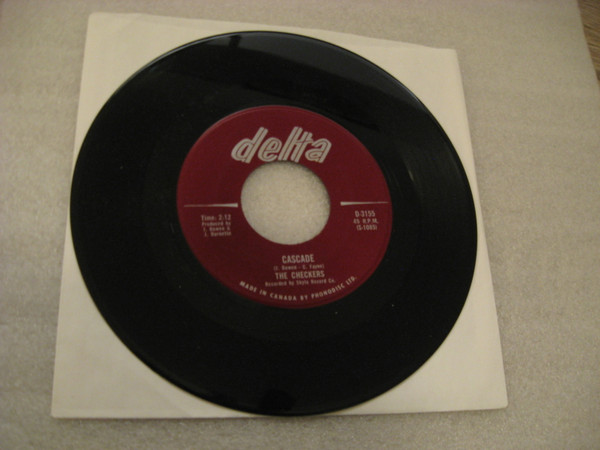 The Checkers (10) - Blue Saturday / Cascade (7", Single, Mono) (Near Mint (NM or M-)) - Image 2