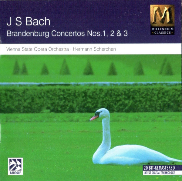 Johann Sebastian Bach - Brandenburg Concertos Nos. 1, 2 & 3 (CD, Comp, RE, RM) (Mint (M))