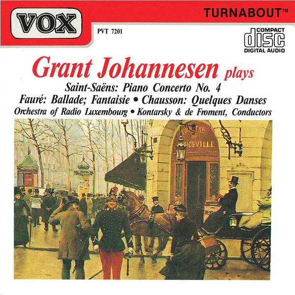Grant Johannesen - Plays Saint-Saëns, Fauré, Chausson (CD) (Near Mint (NM or M-))