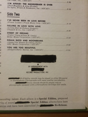 Cannonball Adderley - The Love Album (LP, Album, RE) (Very Good Plus (VG+)) - Image 4
