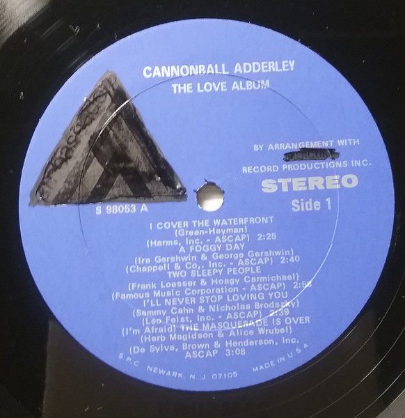 Cannonball Adderley - The Love Album (LP, Album, RE) (Very Good Plus (VG+)) - Image 5