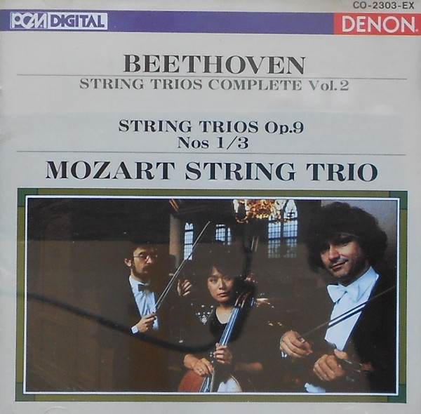 Ludwig van Beethoven, Mozart String Trio - String Trios Op. 9 Nos. 1/3 (CD) (Mint (M))