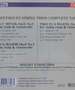 Alternative view of Ludwig van Beethoven, Mozart String Trio - String Trios Op. 9 Nos. 1/3 (CD) (Mint (M))