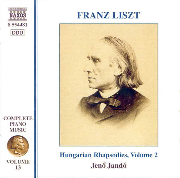 Franz Liszt, Jenö Jandó - Hungarian Rhapsodies, Volume 2 (CD, Advance) (Mint (M))