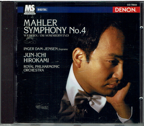 Gustav Mahler, Jun'ichi Hirokami, Inger Dam Jensen, Royal Philharmonic Orchestra - Symphony No.4/ Webern: Im Sommerwind (CD, Album) (Mint (M))