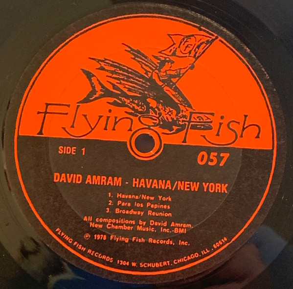 David Amram - Havana/New York (LP, Album) (Very Good Plus (VG+)) - Image 3