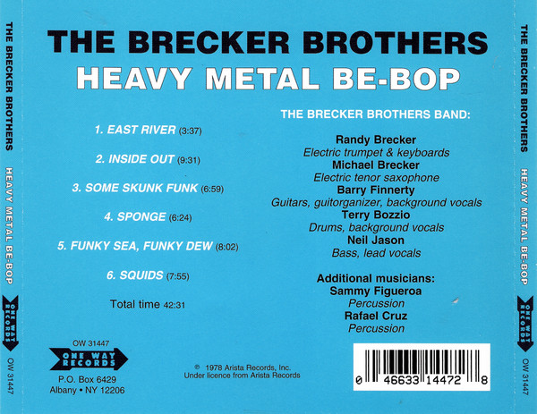 The Brecker Brothers - Heavy Metal Be-Bop (CD, Album, RE) (Near Mint (NM or M-)) - Image 4