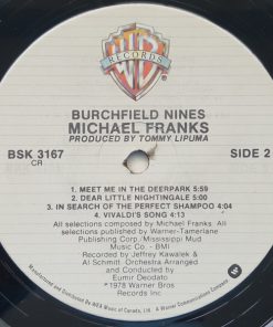 Michael Franks - Burchfield Nines (LP, Album, RE) (Near Mint (NM or M-)) - Image 4