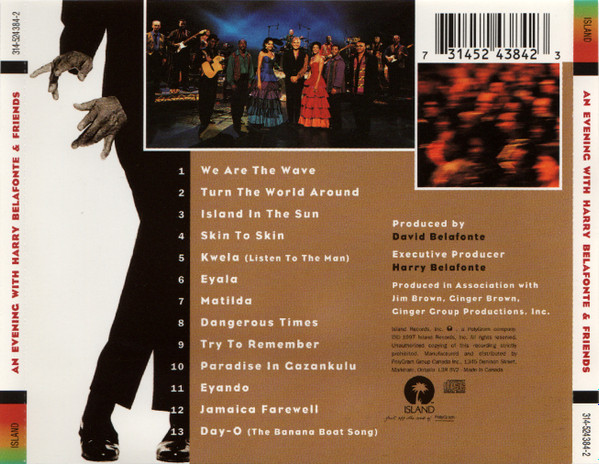 Harry Belafonte - An Evening With Harry Belafonte & Friends (CD, Album) (Mint (M)) - Image 2