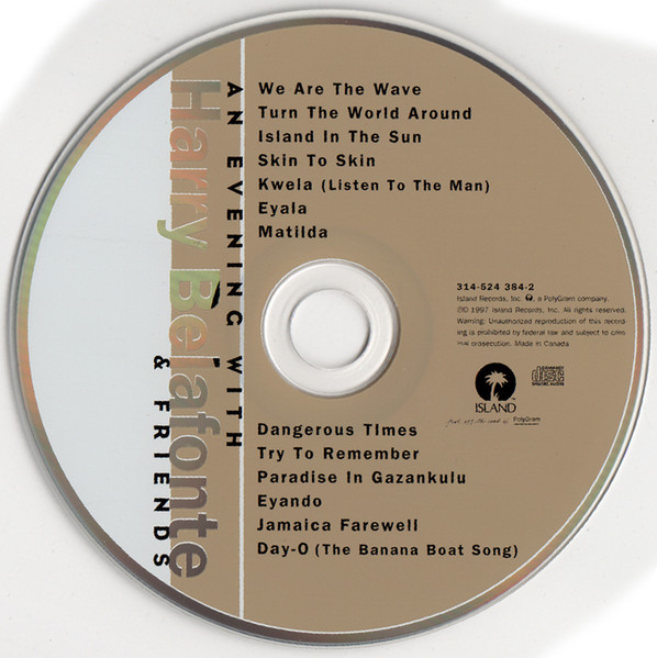 Harry Belafonte - An Evening With Harry Belafonte & Friends (CD, Album) (Mint (M)) - Image 3