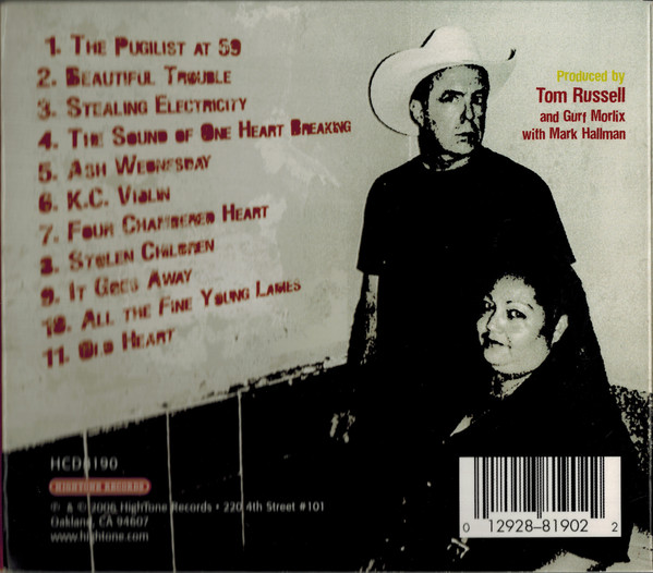 Tom Russell - Love & Fear (CD, Album) (Near Mint (NM or M-)) - Image 2