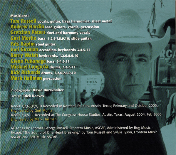 Tom Russell - Love & Fear (CD, Album) (Near Mint (NM or M-)) - Image 4