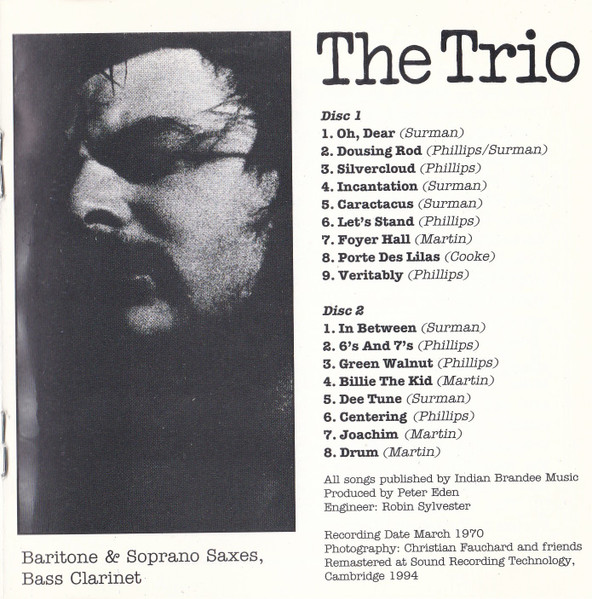 The Trio - The Trio (2xCD, Album, RE, RM) (Near Mint (NM or M-)) - Image 4