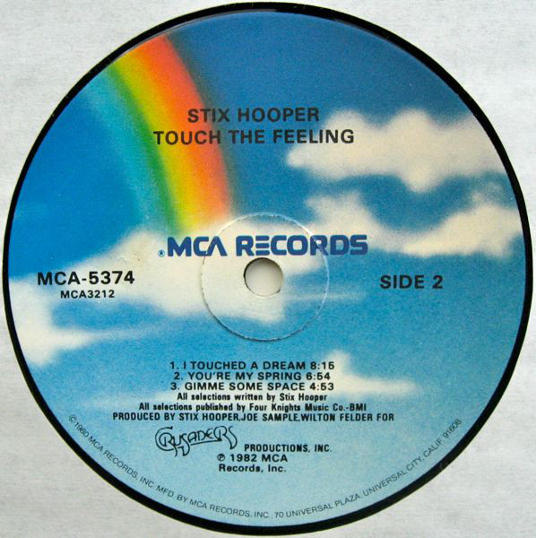 Stix Hooper* - Touch The Feeling (LP, Album) (Very Good Plus (VG+)) - Image 4
