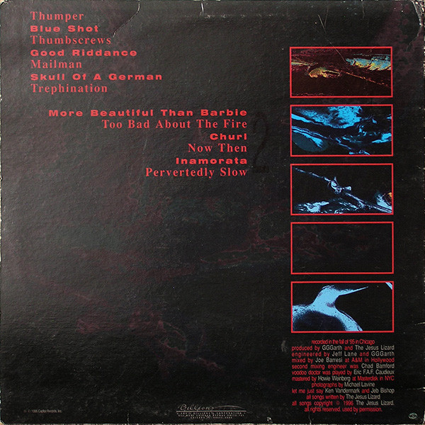 The Jesus Lizard - Shot (LP, Album, Ltd, Red) (Mint (M)) - Image 2