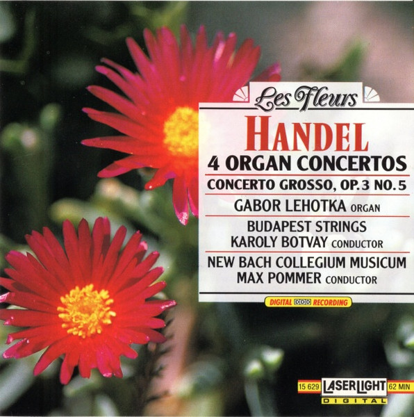 Georg Friedrich Händel, Gábor Lehotka - 4 Organ Concertos - Concerto Grosso (CD, Comp) (Near Mint (NM or M-))