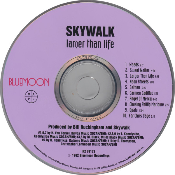 Skywalk (3) - Larger Than Life (CD, Album) (Near Mint (NM or M-)) - Image 3
