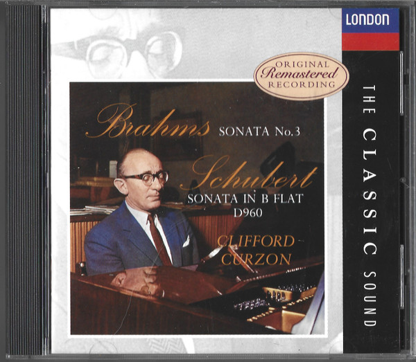 Johannes Brahms, Franz Schubert, Clifford Curzon - Sonata No. 3 - Sonata In B Flat D960 (CD, Album, Comp, RE, RM) (Mint (M))