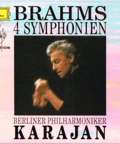 Johannes Brahms, Berliner Philharmoniker, Herbert von Karajan - 4 Symphonien (3xCD, Album, RE + Box) (Near Mint (NM or M-))