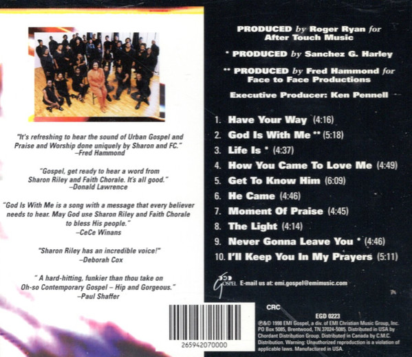 Sharon Riley Faith Chorale - Life Is (CD, Album, Club) (Near Mint (NM or M-)) - Image 2