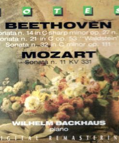 Wilhelm Backhaus - Ludwig van Beethoven / Wolfgang Amadeus Mozart - Sonata N. 14 In C Sharp Minor Op. 27 N. 2 / Sonata N.21 In C Op.53 "Waldstein" / Sonata N. 32 In C Minor Op. 111 / Sonata N. 11 KV 331 (CD) (Near Mint (NM or M-))