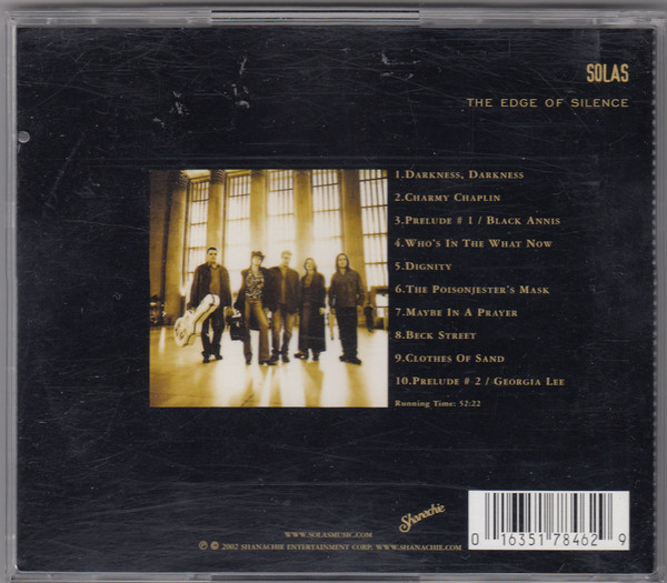 Solas - The Edge Of Silence (CD, Album) (Near Mint (NM or M-)) - Image 2