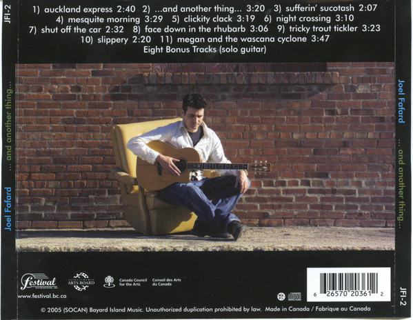 Joël Fafard - ...and another thing (CD, Album) (Near Mint (NM or M-)) - Image 2