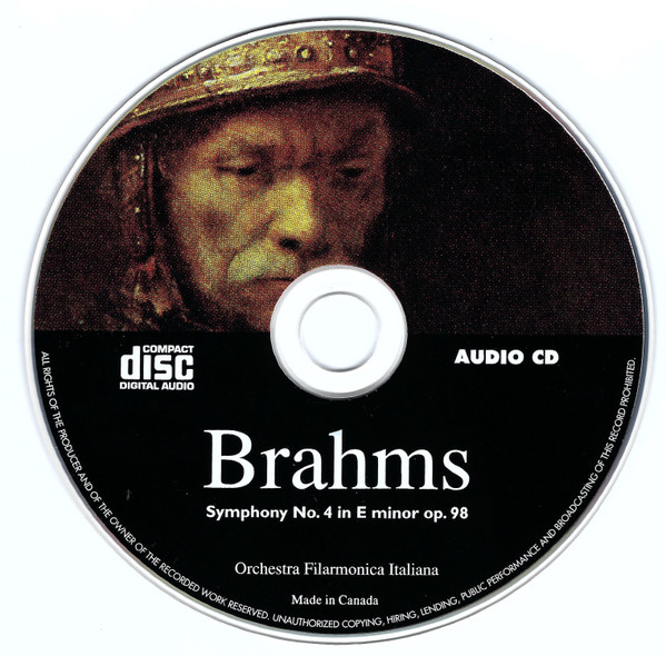 Johannes Brahms, Joseph Haydn - Symphony No. 4 In E Minor Op. 98, Variations On A Theme Op. 56 (CD, Comp) (Near Mint (NM or M-)) - Image 4