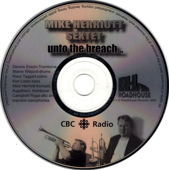 Mike Herriott Sextet - Unto The Breach... (CD) (Mint (M)) - Image 3