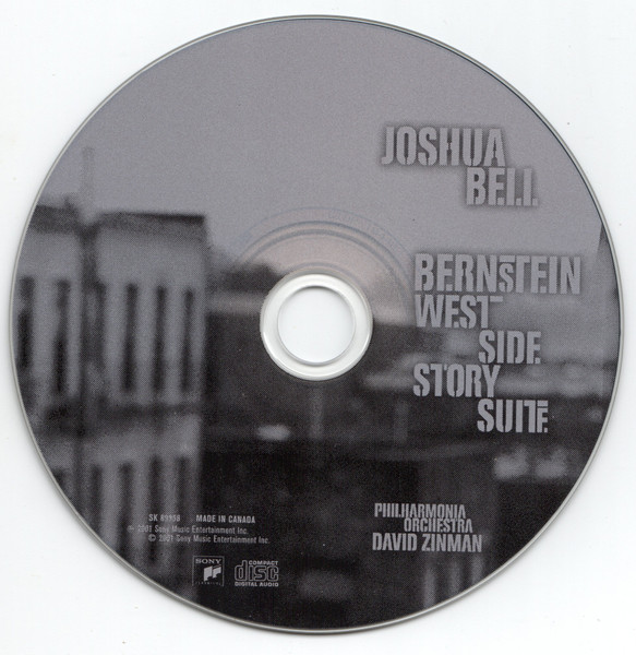 Joshua Bell, Philharmonia Orchestra, David Zinman - Leonard Bernstein - Bernstein: West Side Story Suite (CD, Album) (Near Mint (NM or M-)) - Image 3