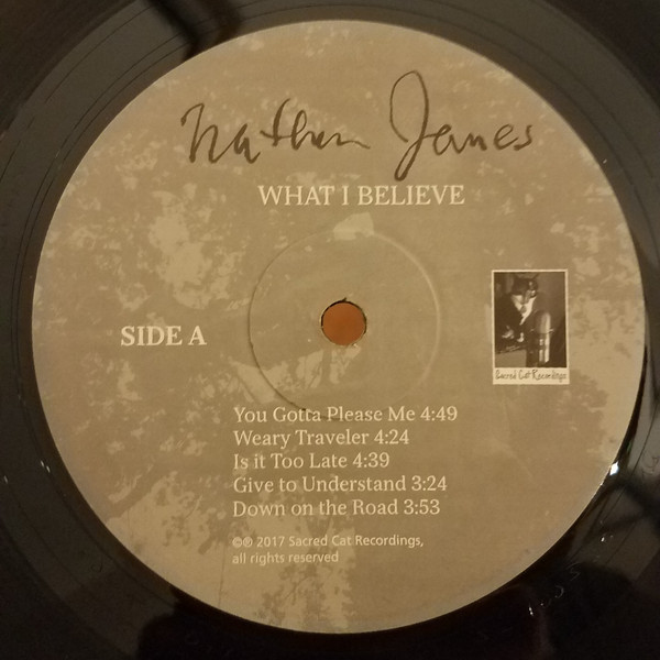 Nathan James (2) - What I Believe (LP, Album) (Near Mint (NM or M-)) - Image 3
