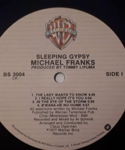Michael Franks - Sleeping Gypsy (LP, Album, (CR) (Near Mint (NM or M-)) - Image 3