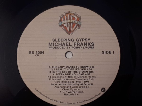 Michael Franks - Sleeping Gypsy (LP, Album, (CR) (Near Mint (NM or M-)) - Image 3