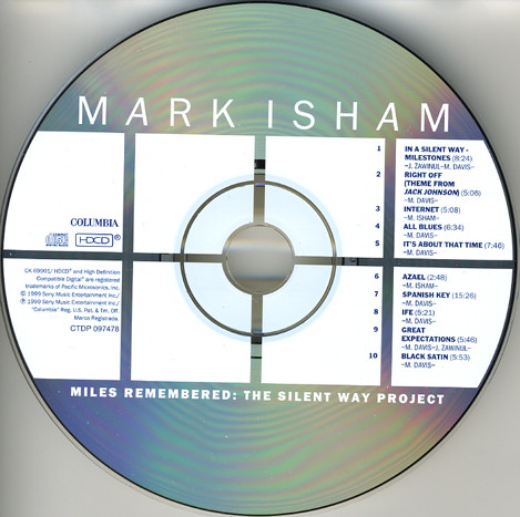 Mark Isham - Miles Remembered: The Silent Way Project (HDCD, Album) (Near Mint (NM or M-)) - Image 3