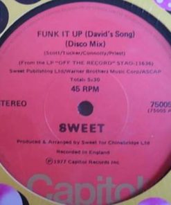 Sweet* - Funk It Up (David's Song) (12") (Near Mint (NM or M-))