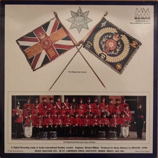 2nd Bn. The Royal Anglian Regiment Band - Poachers II Oh It's My Delight (LP, Album) (Mint (M)) - Image 2