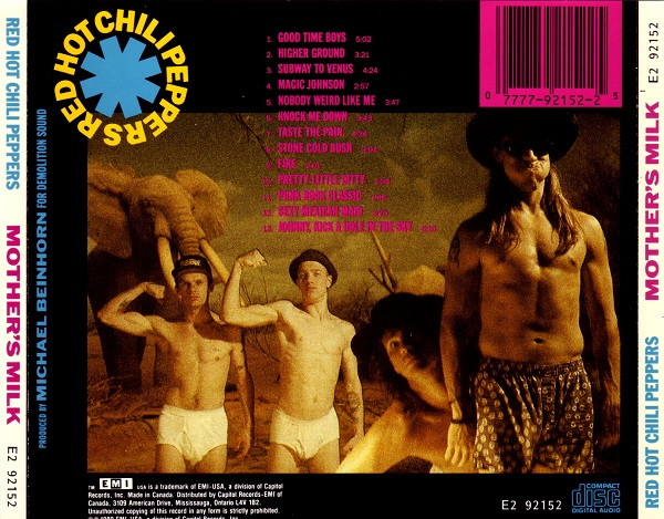 Red Hot Chili Peppers - Mother's Milk (CD, Album) (Near Mint (NM or M-)) - Image 2