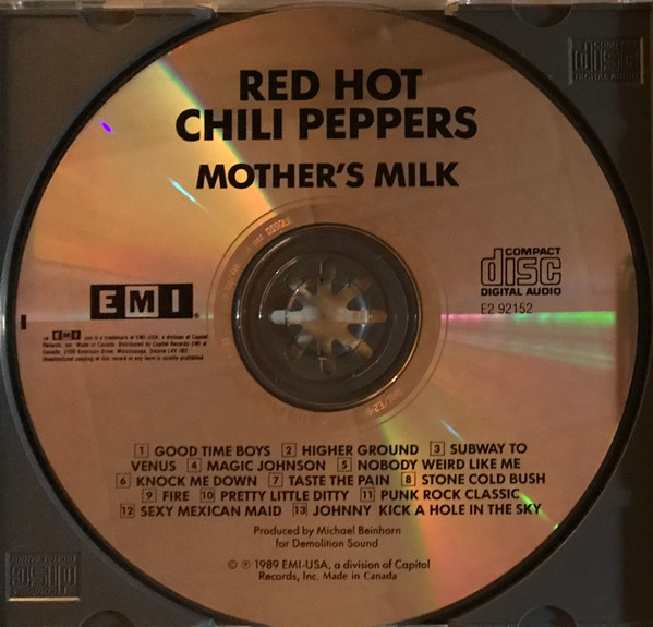 Red Hot Chili Peppers - Mother's Milk (CD, Album) (Near Mint (NM or M-)) - Image 3