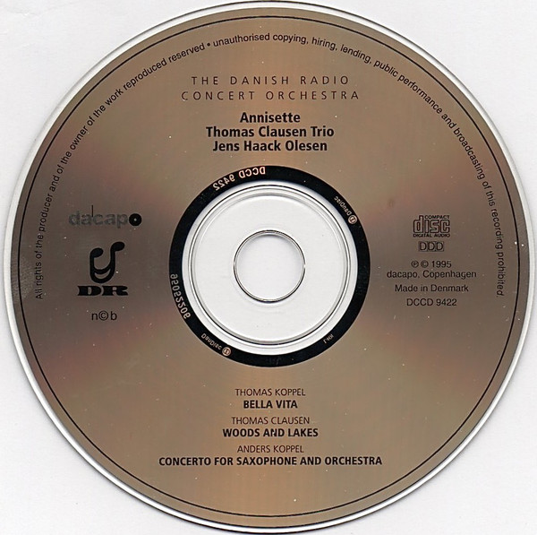 DR RadioUnderholdningsOrkestret, Thomas Koppel, Thomas Clausen, Anders Koppel Featuring Annisette, The Thomas Clausen Trio, Jens Haack - 3 Symphonies (CD, Album) (Mint (M)) - Image 4