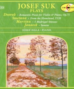 Josef Suk, Antonín Dvořák, Bedřich Smetana, Bohuslav Martinů, Leoš Janáček - Josef Suk Plays Dvořák, Smetana, Martinů, Janáček (CD) (Near Mint (NM or M-))