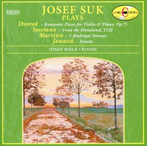 Josef Suk, Antonín Dvořák, Bedřich Smetana, Bohuslav Martinů, Leoš Janáček - Josef Suk Plays Dvořák, Smetana, Martinů, Janáček (CD) (Near Mint (NM or M-))