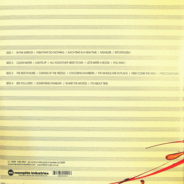 Field Music - Field Music (Measure) (2xLP, Album) (Very Good Plus (VG+)) - Image 3